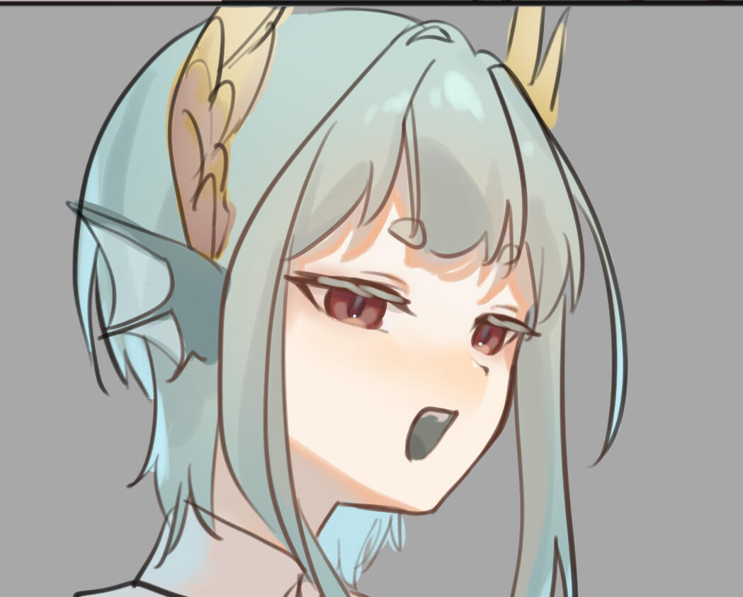 頭髮冷靜了